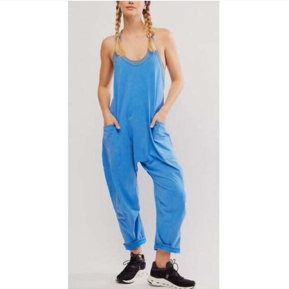 Free People Other - Free People Blue Relaxed Jumpsuit